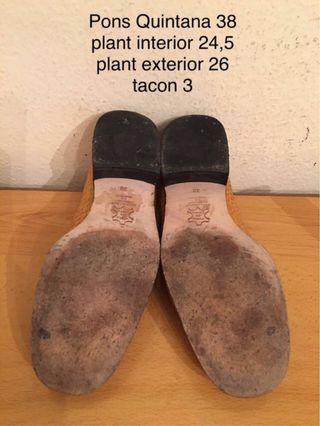 PONS QUINTANA mocasines trenzados mujer 38