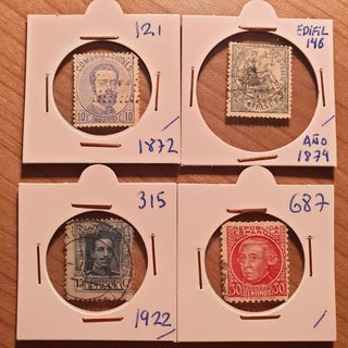 4 Sellos Edifil - Lote 0305252215
