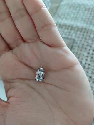 Charm biberon plata