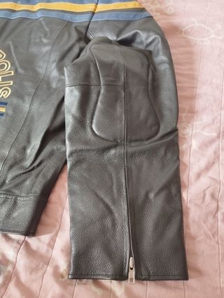 Cazadora de cuero para moto talla XL 