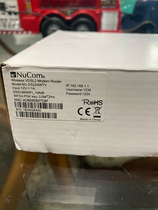 Modem Router Wireless VDSL 2