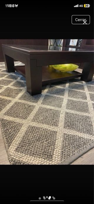 Alfombra salón estilo nórdico