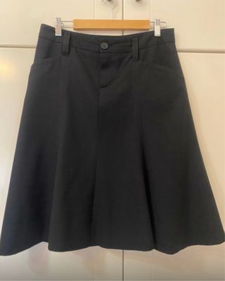 Falda negra zara 40
