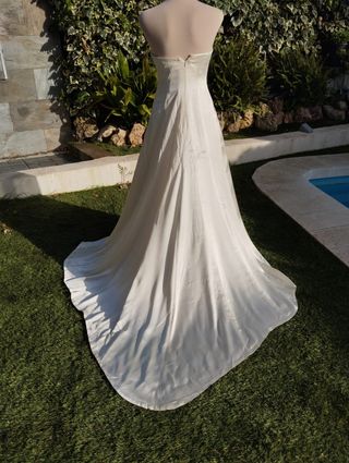 Vestido Novia raso