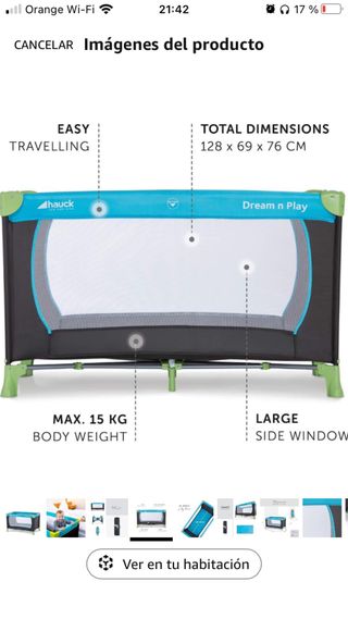 Cuna viaje Oferta Hoy!!!