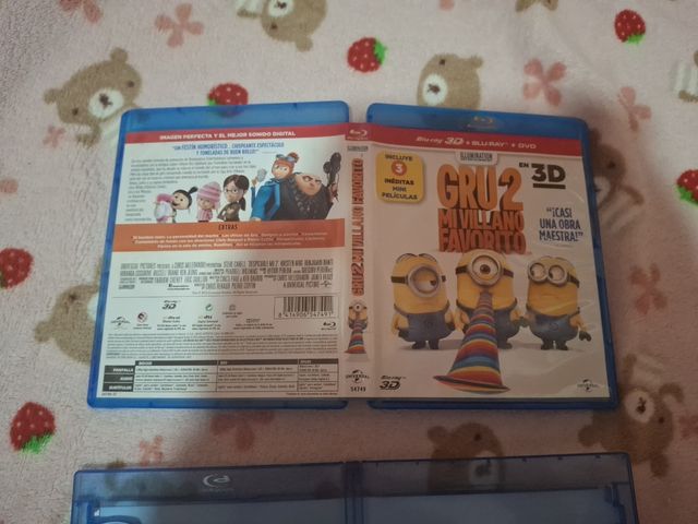 GRU MI VILLANO BLURAY FAVORITO 1 E 2 - 2D E 3D