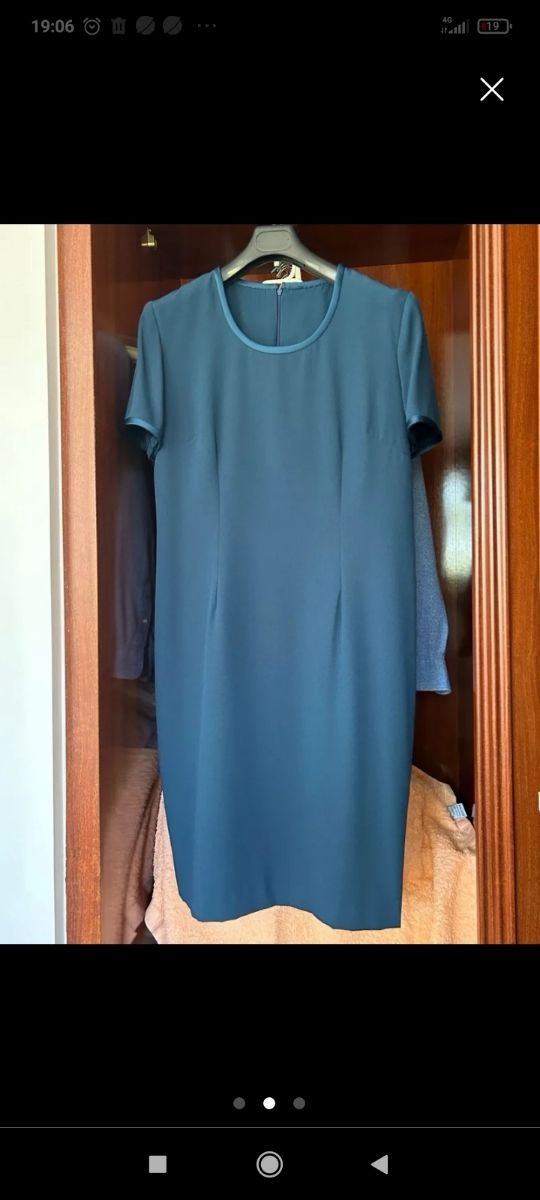 TRAJE CON VESTIDO DE SEÑORA