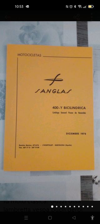 manual despiece sanglas 400 Y