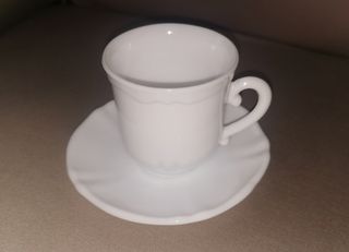 Antiguas 11 piezas café Arcopal blanco
