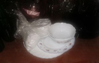 Antiguas 11 piezas café Arcopal blanco