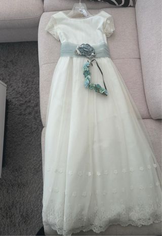 Vestido de comunion  para niña de 9 a 10 Años