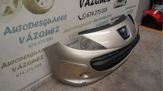 Defensa delantero con nieblas Peugeot 207 07 crema