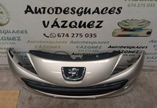 Defensa delantero con nieblas Peugeot 207 07 crema