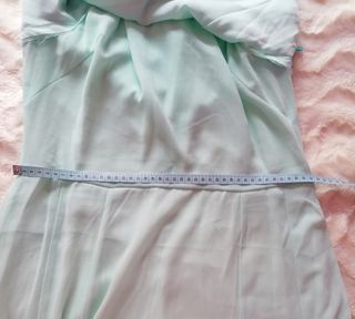 Vestido fiesta color menta