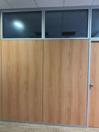 Modulos Oficina madera y ventanales