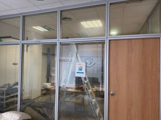 Modulos Oficina madera y ventanales