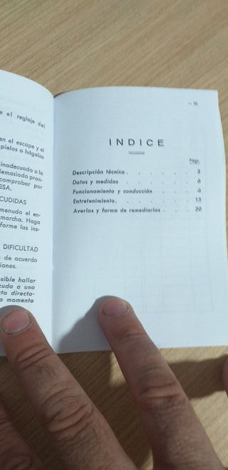 libro instrucciones moto pedal 50B