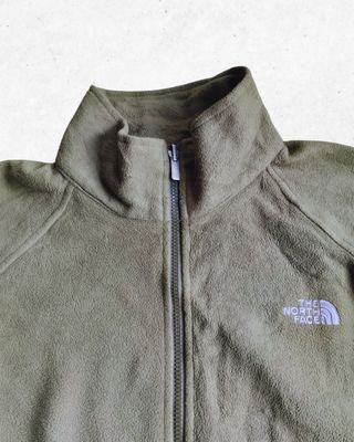 Polar The North Face Verde Caqui y Gris