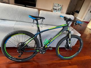 Bicicleta de montaña de carbono