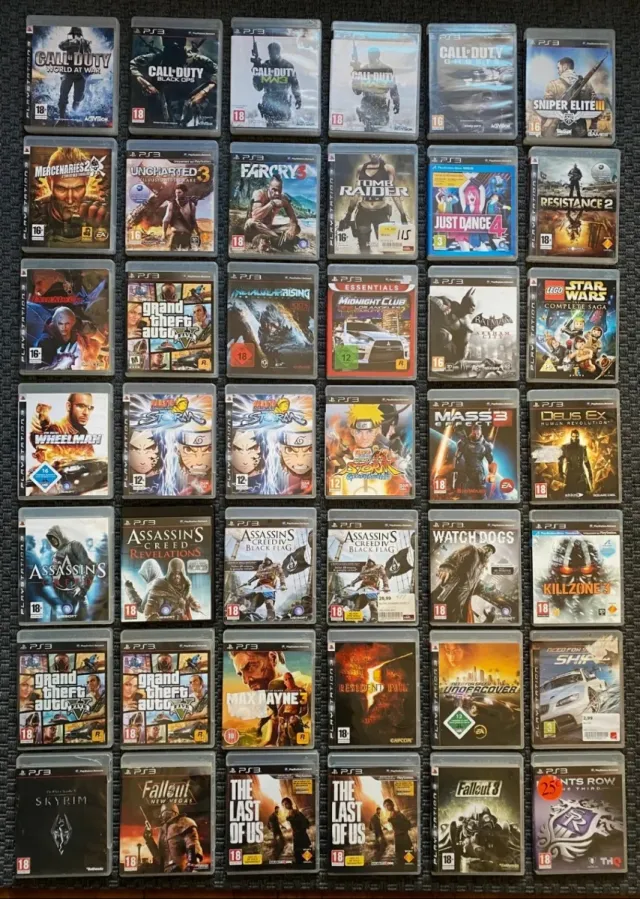 COLLEZIONE PS3 LOT - Vendita individuale