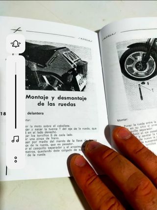 manual usuario sanglas 400Y y de despiece.