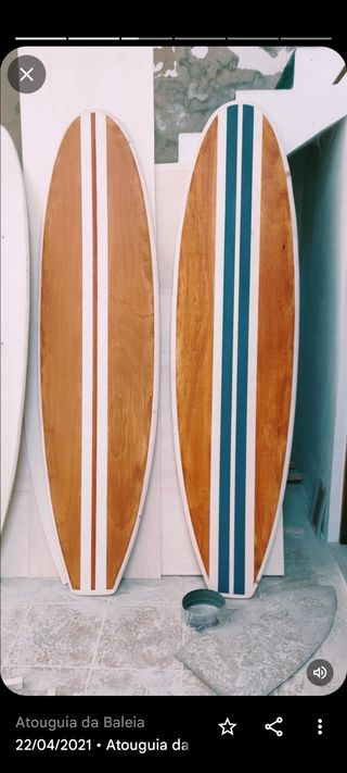 Prancha de surf decoração
