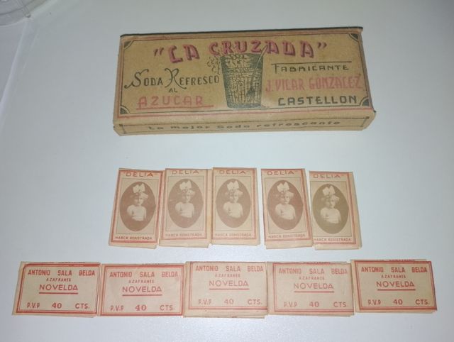 LOTE MUY VINTAGE AZAFRÁN Y SODA