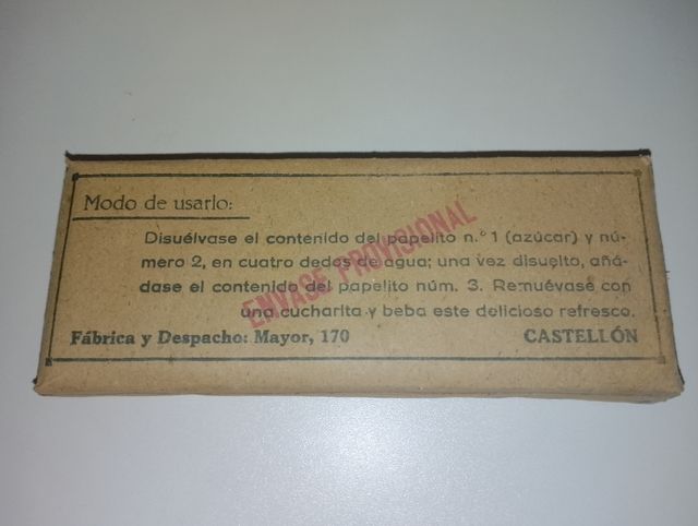 LOTE MUY VINTAGE AZAFRÁN Y SODA