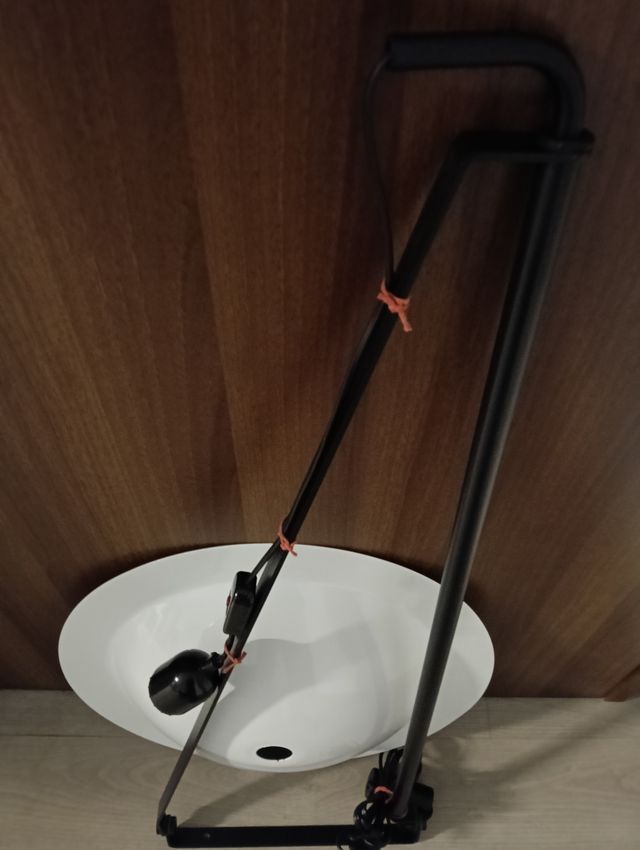 Lampada da parete/applique nera - design vintage