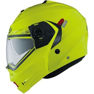Casco moto DUKE X HIVIZION Fluor Modular