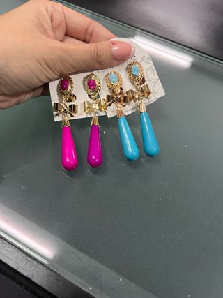 Pendientes flamenca coral NUEVOS