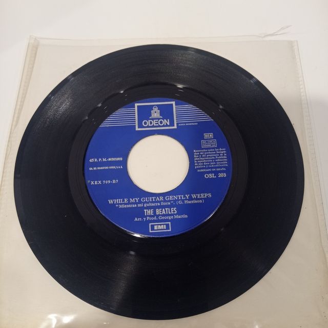 The Beatles 45 RPM (2) + postal Ringo