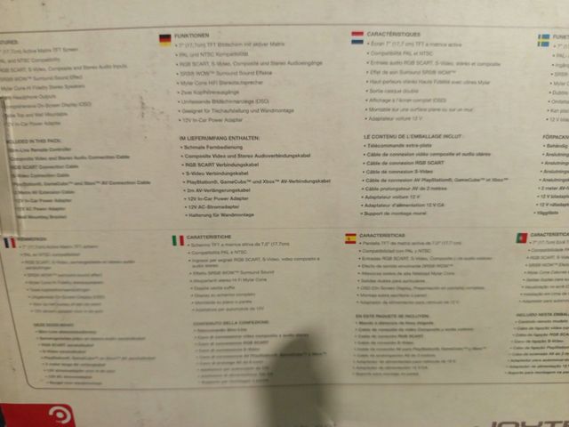 Mini monitor universal7inchTFTmonitor