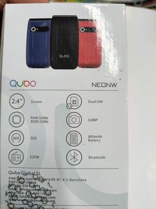 Móvil Neonw Qubo
