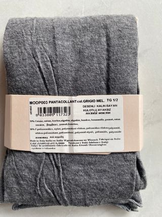 Pantacollant grigio tg I Calzedonia