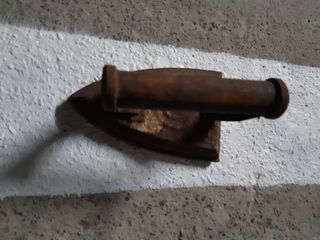 Plancha antigua de hierro