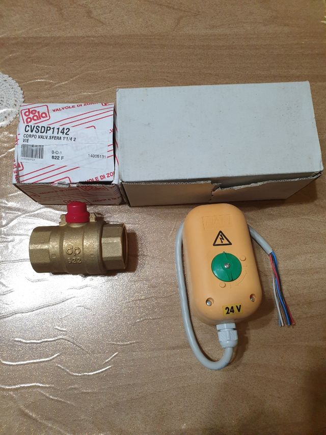 Servocomando valvola motorizzata