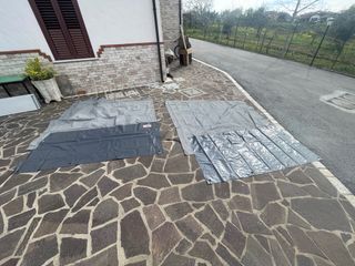 Pareti laterali tendalino roulotte