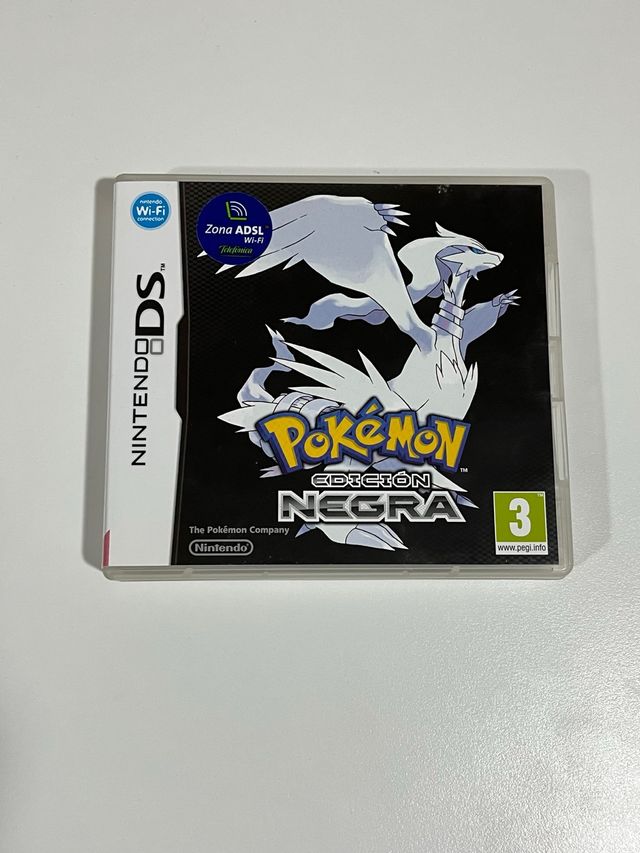 Pokemon edición negra nintendo ds