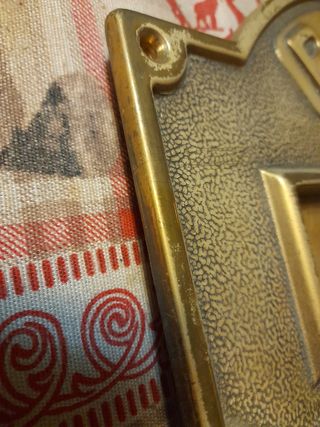 Cassetta della posta ottone