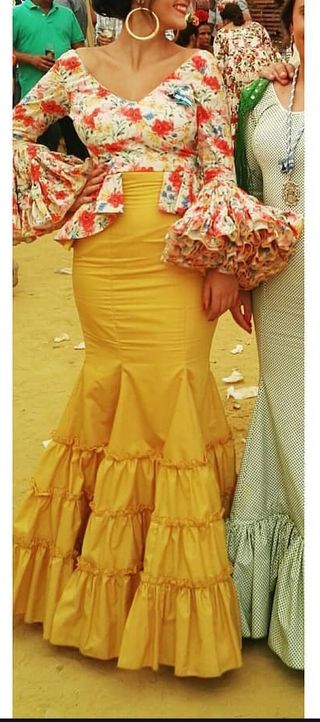 Traje de flamenca