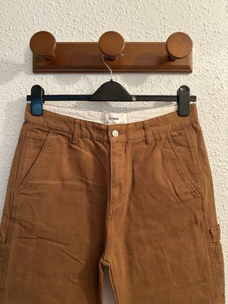 *Pantalón vaquero marrón talla 40 Lefties