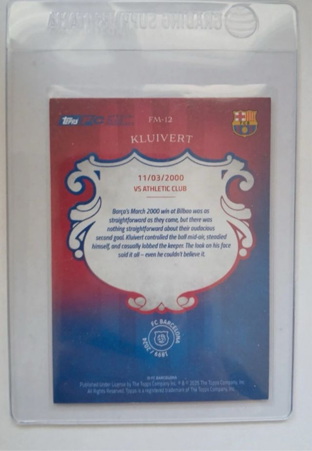 Kluivert forever moments barcelona 125