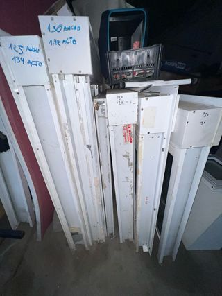 Varias ventanas de aluminio