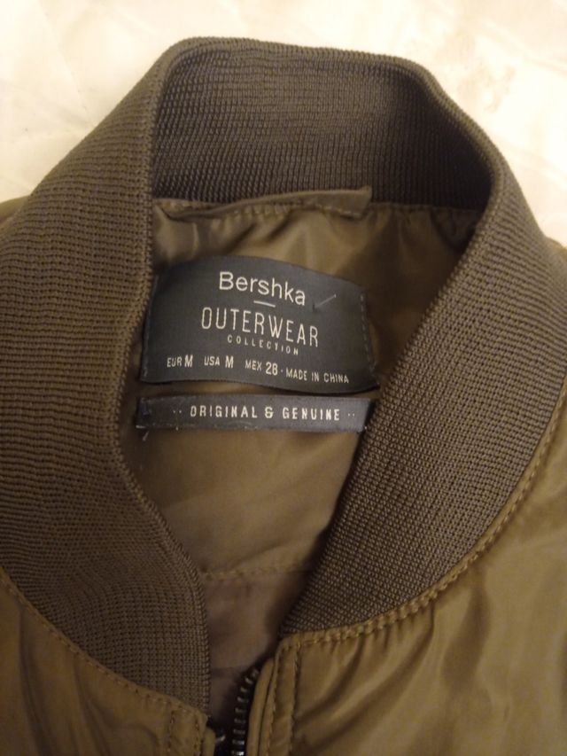 Bomber ragazza Bershka tag M verde