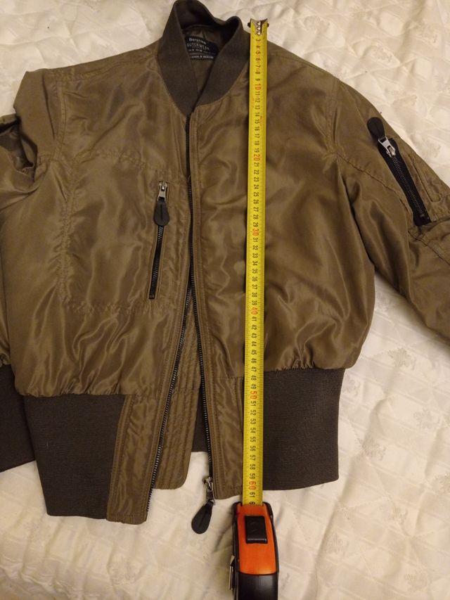 Bomber ragazza Bershka tag M verde