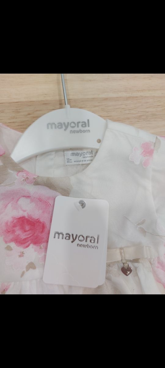 VESTIDO MAYORAL NIÑA 9 A 12 MESES   A ESTRENAR