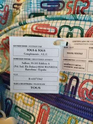 Mochila con ruedas Tous