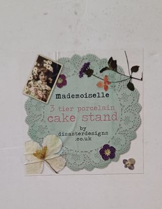 Estantería de pasteles porcelana