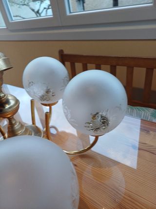 LÁMPARA ANTIGUA 5 PUNTOS